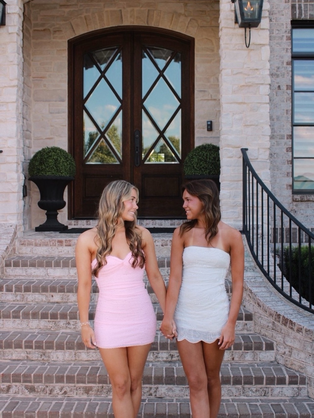Windsor Blush Pink Sparkle Strapless Mini Dress - Picture 5 of 5